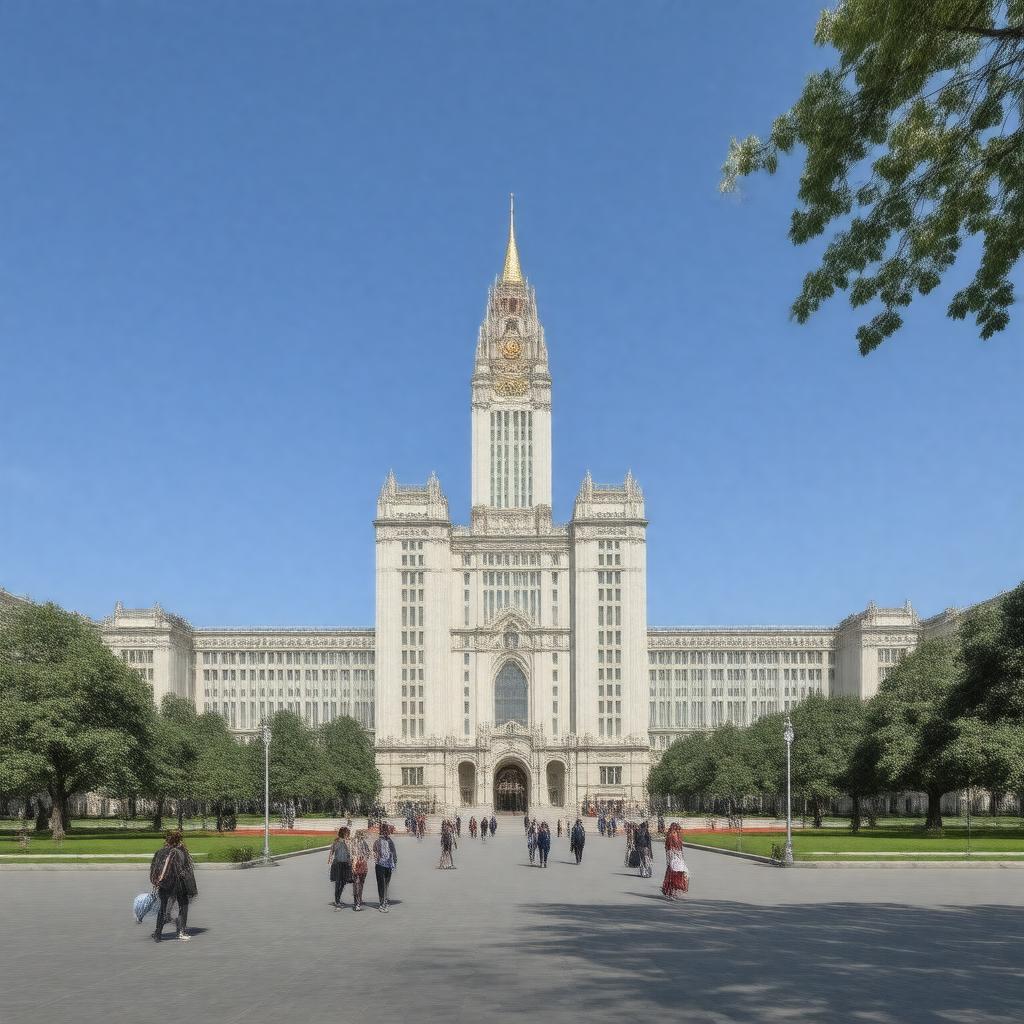 Click to view larger image AI-created image of Moscow State University of Education
