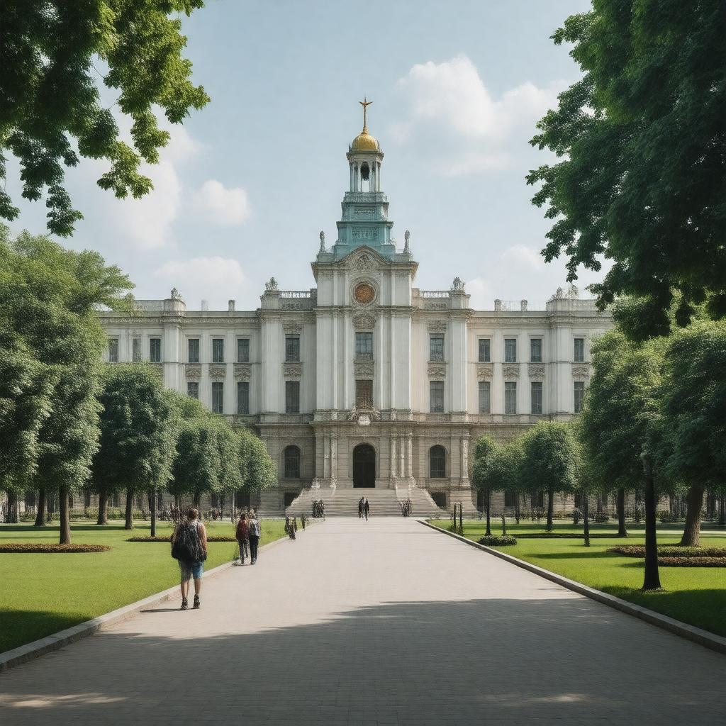 Click to view larger image AI-created image of Moscow State University of Food Production