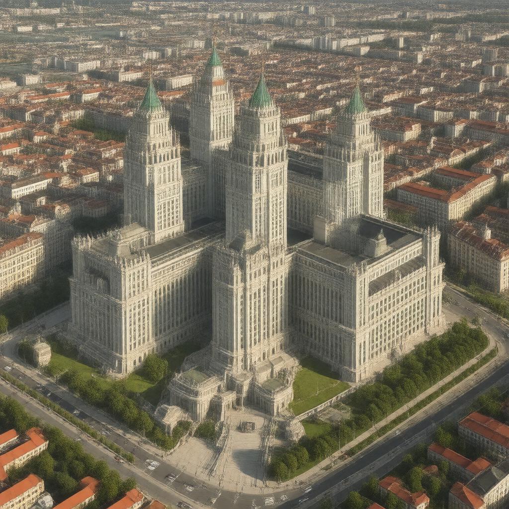 Click to view larger image AI-created image of Moscow State University of Geodesy and Cartography