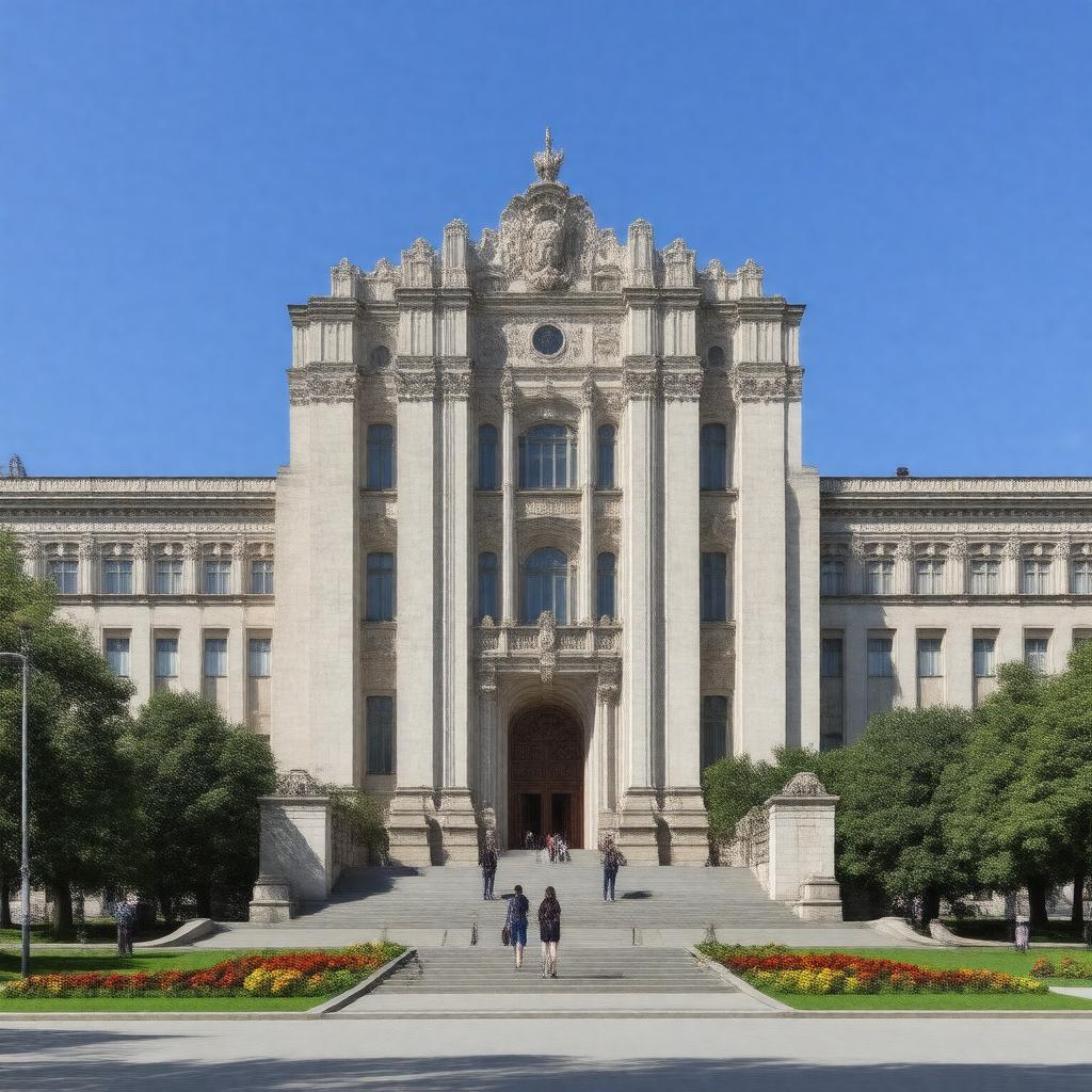 AI-created image of Moscow State University of Law