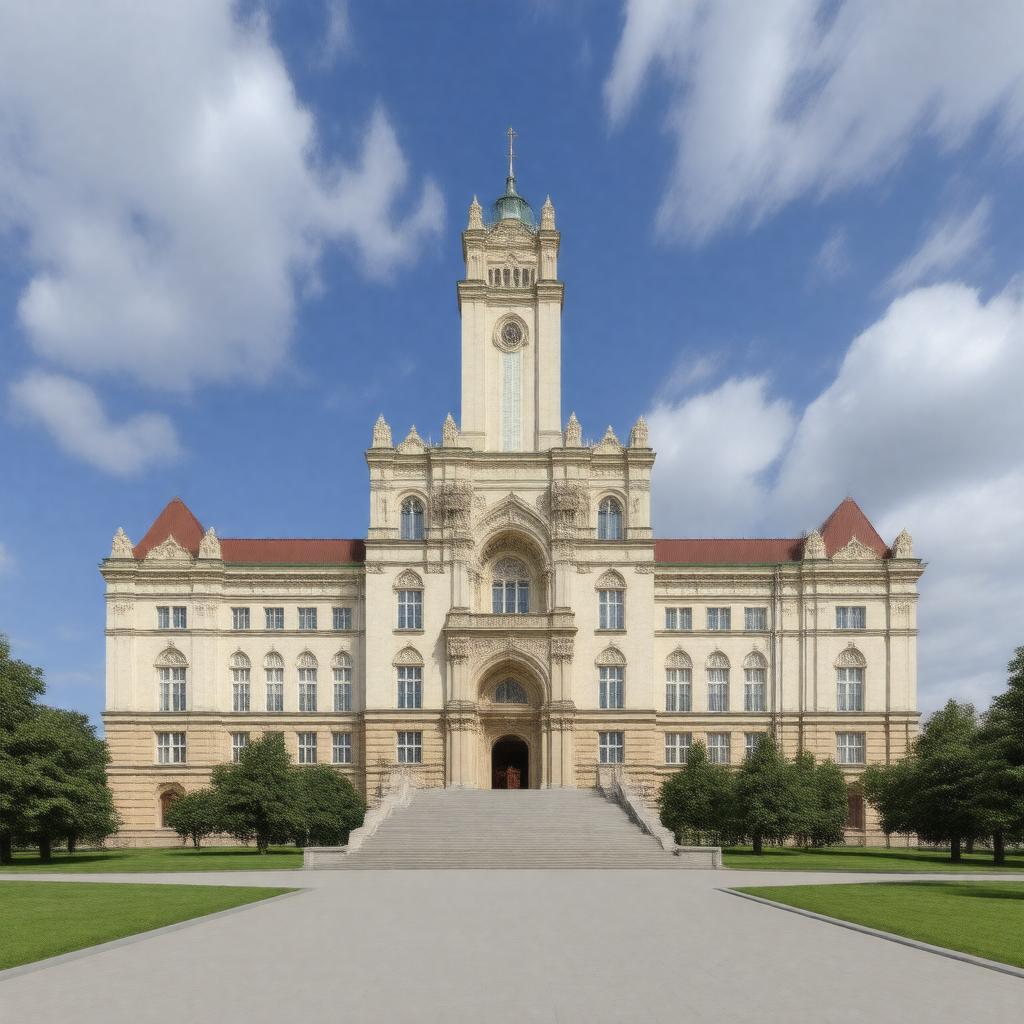 Click to view larger image AI-created image of Moscow State University of Management