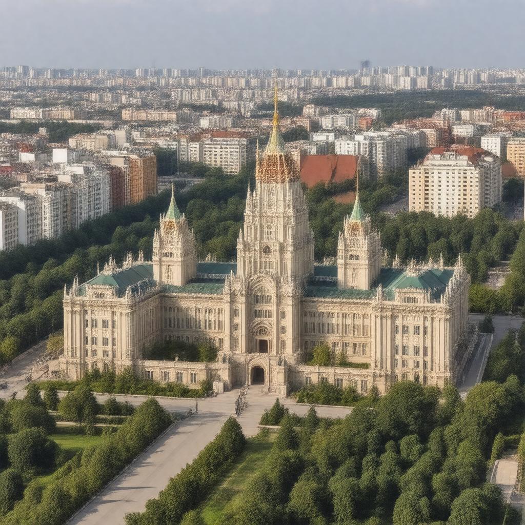 Click to view larger image AI-created image of Moscow State University of Management and Law