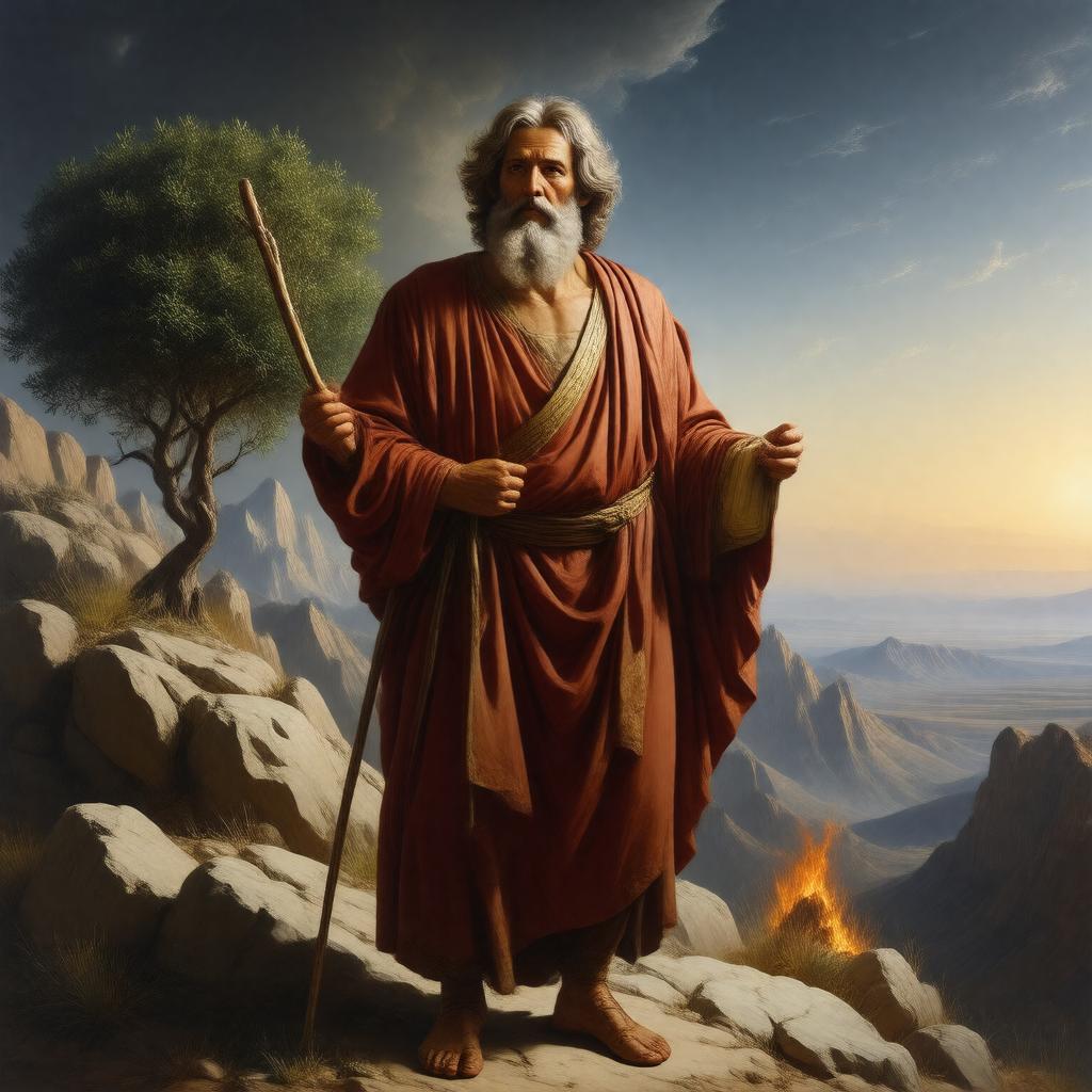 AI-created image of Moses
