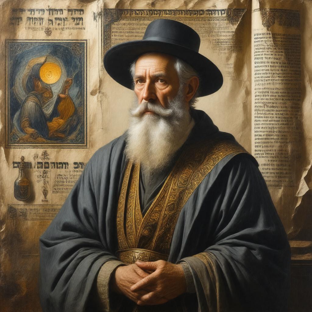 AI-created image of Moshe Cordovero