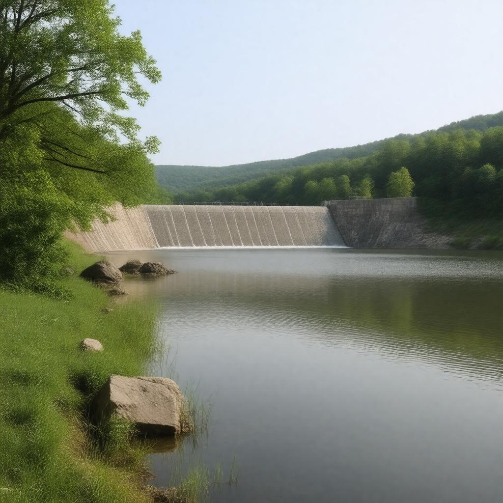 AI-created image of Moswansicut Dam