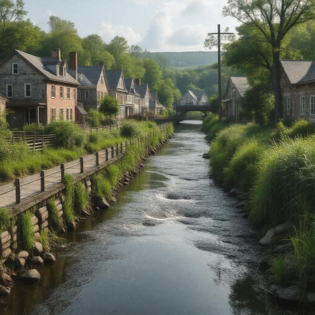 Click to view larger image AI-created image of Mother Brook