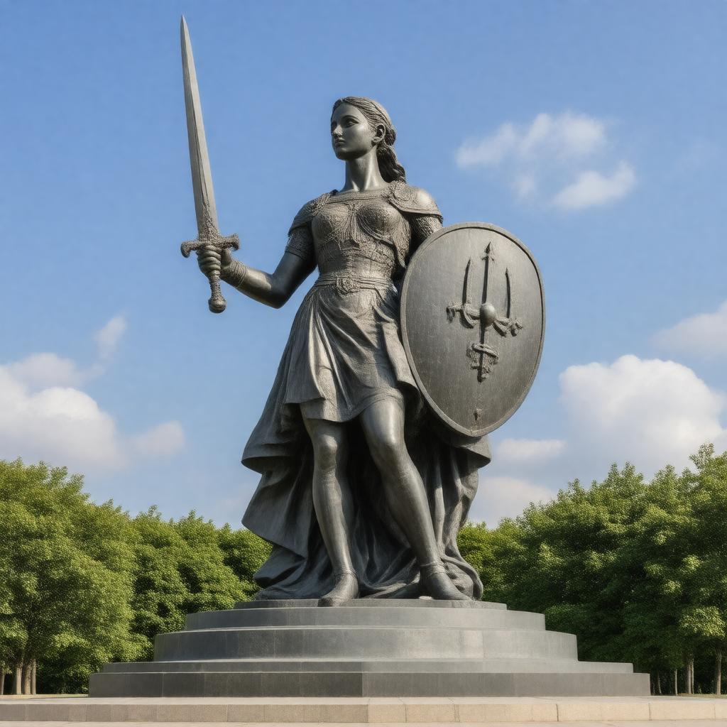 AI-created image of Motherland Monument