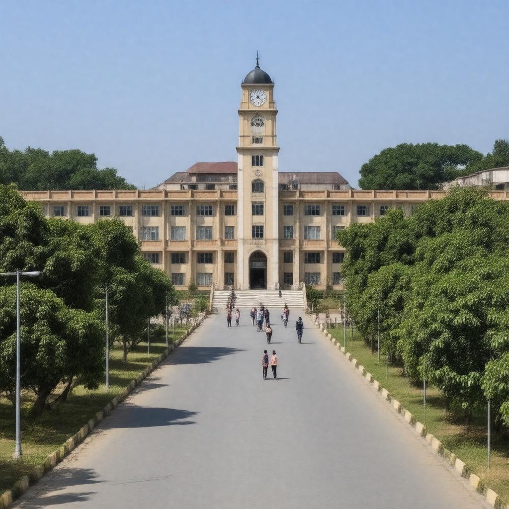 AI-created image of Motilal Nehru Medical College