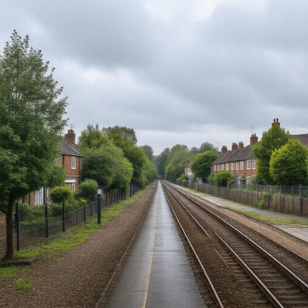 AI-created image of Motspur Park, London, England