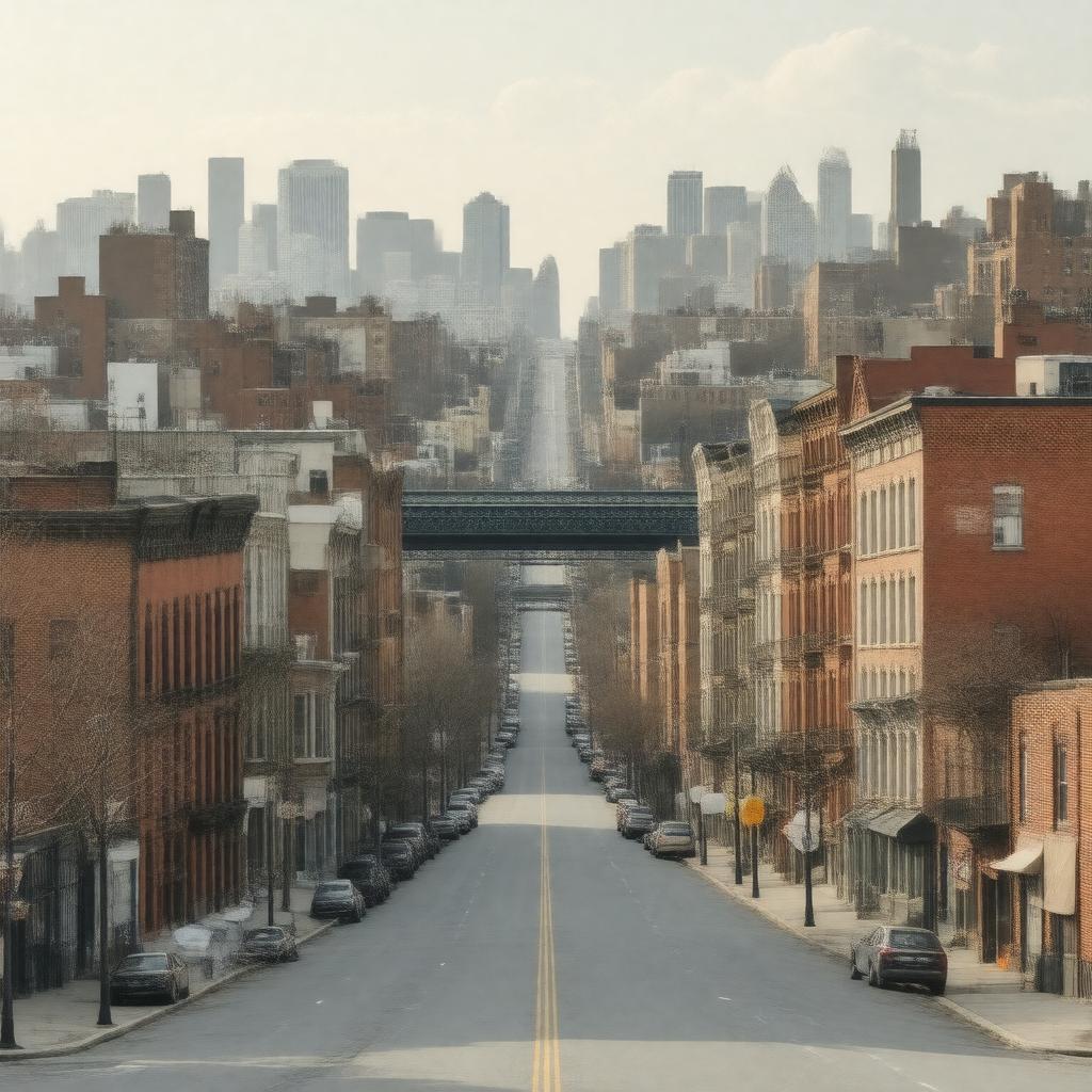 AI-created image of Mott Haven