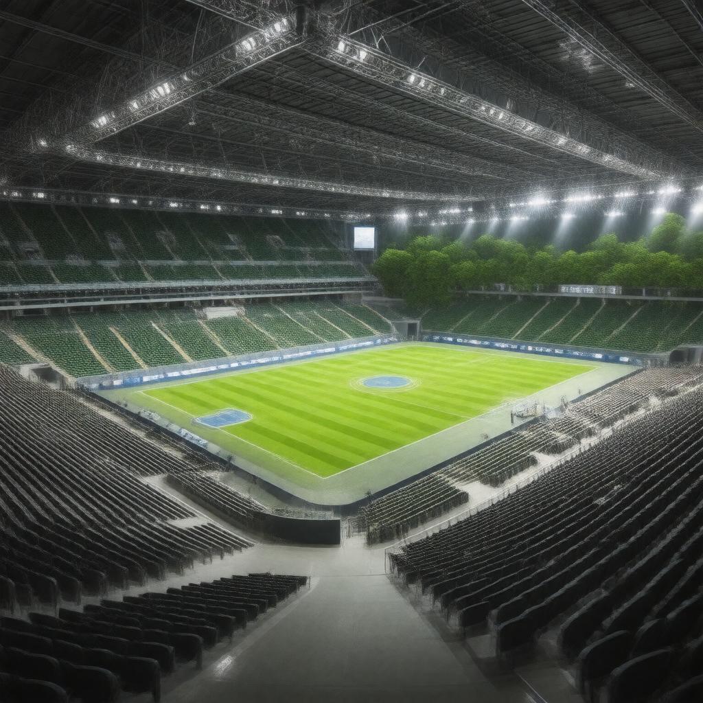 Click to view larger image AI-created image of Mott Stadium Consortium