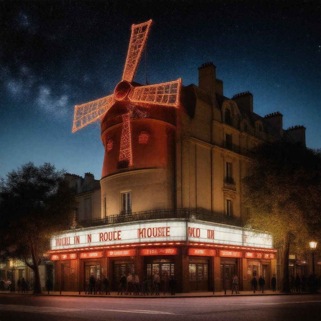 AI-created image of Moulin Rouge!