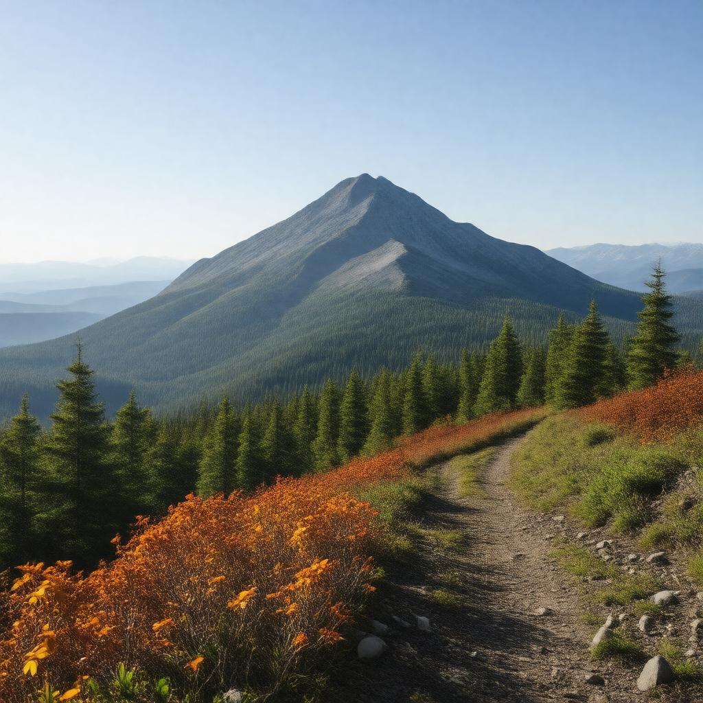 AI-created image of Mount Abraham