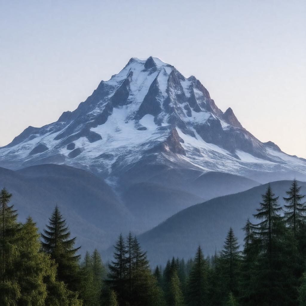 AI-created image of Mount Baker