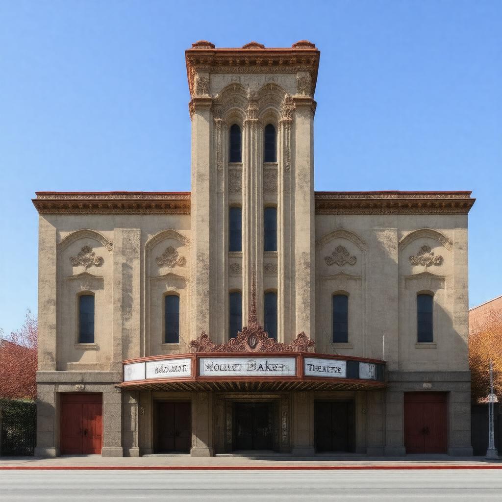 AI-created image of Mount Baker Theatre