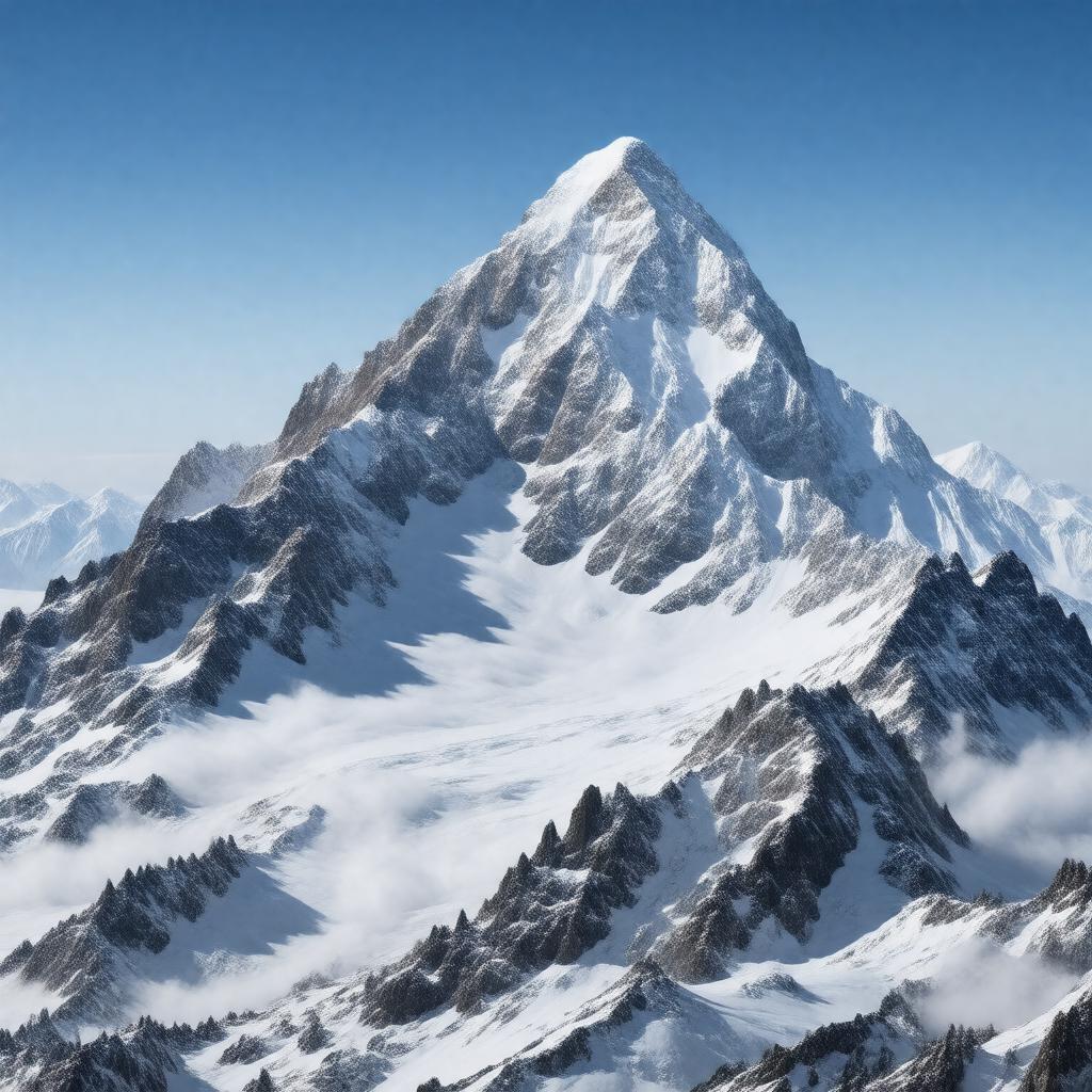 AI-created image of Mount Bazardüzü