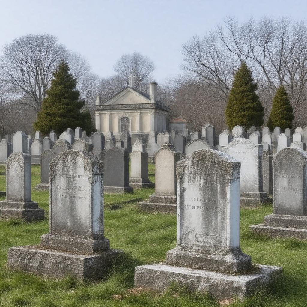 AI-created image of Mount Benedict Cemetery