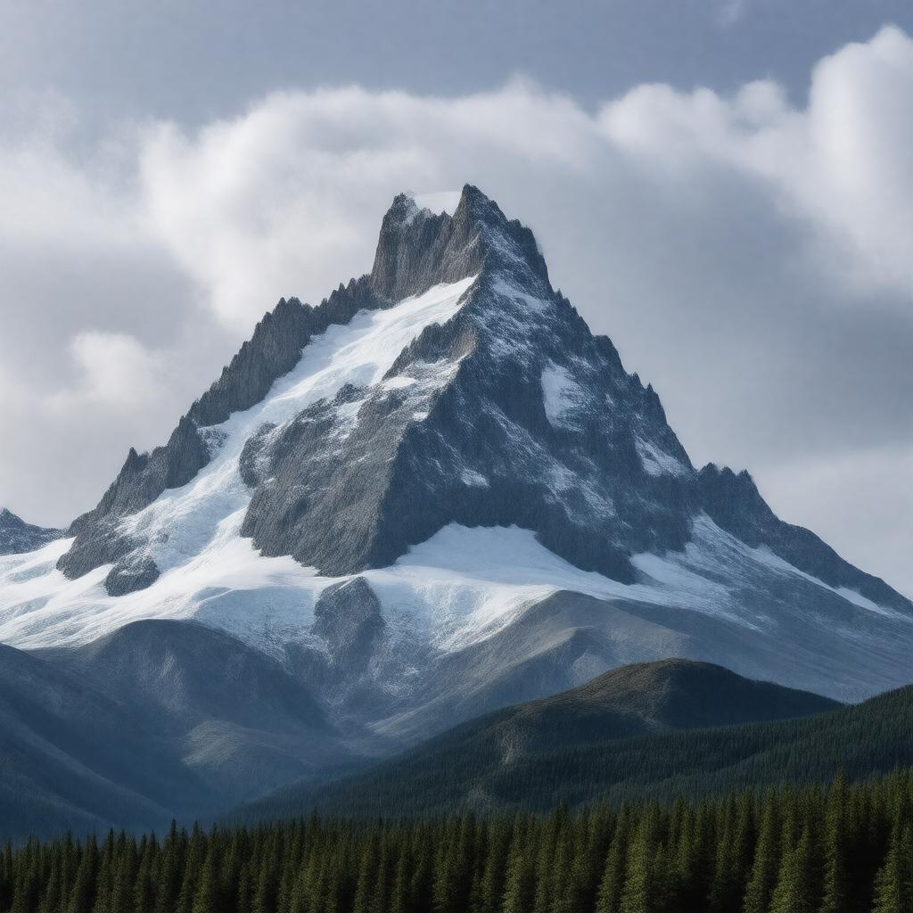 AI-created image of Mount Blackburn
