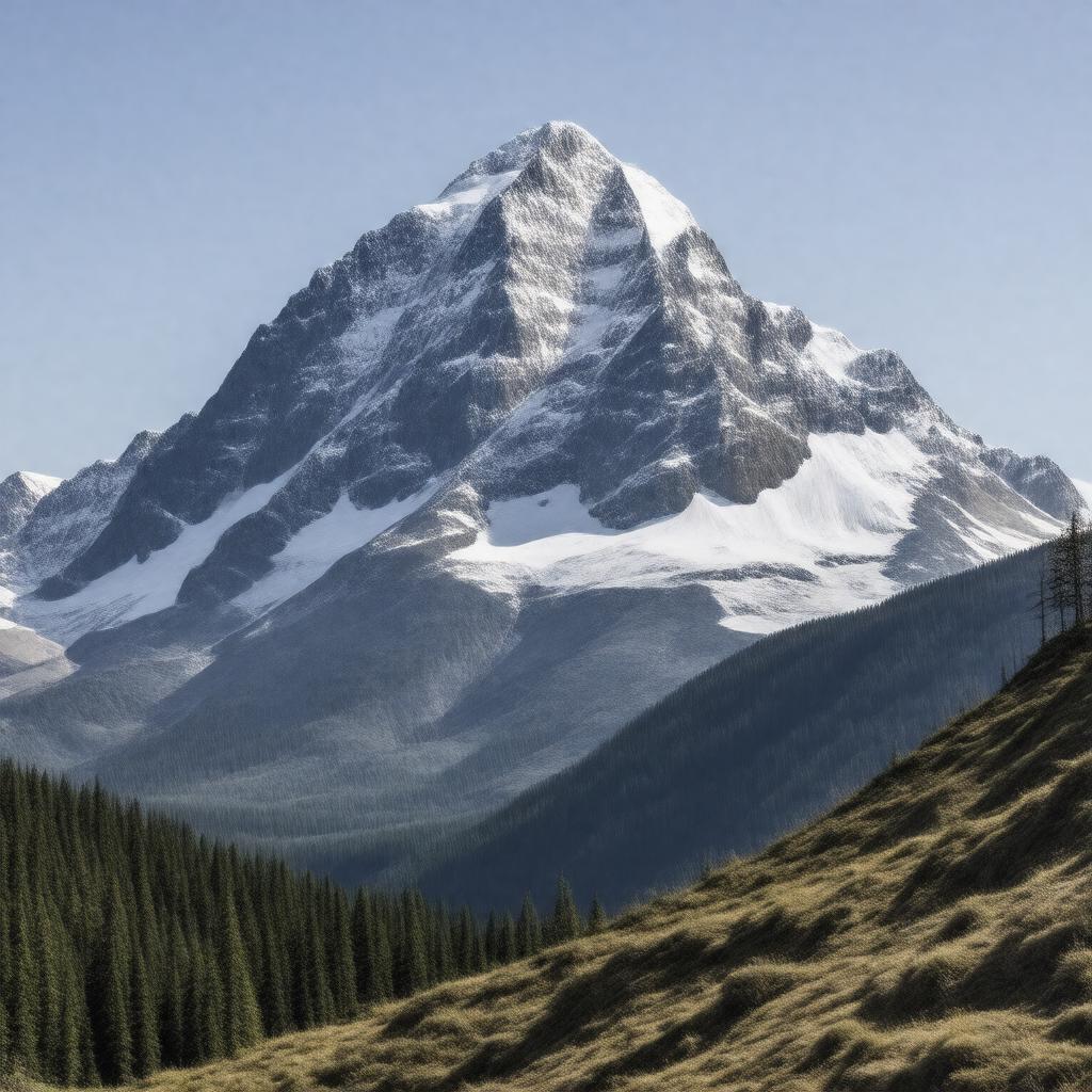 AI-created image of Mount Brown