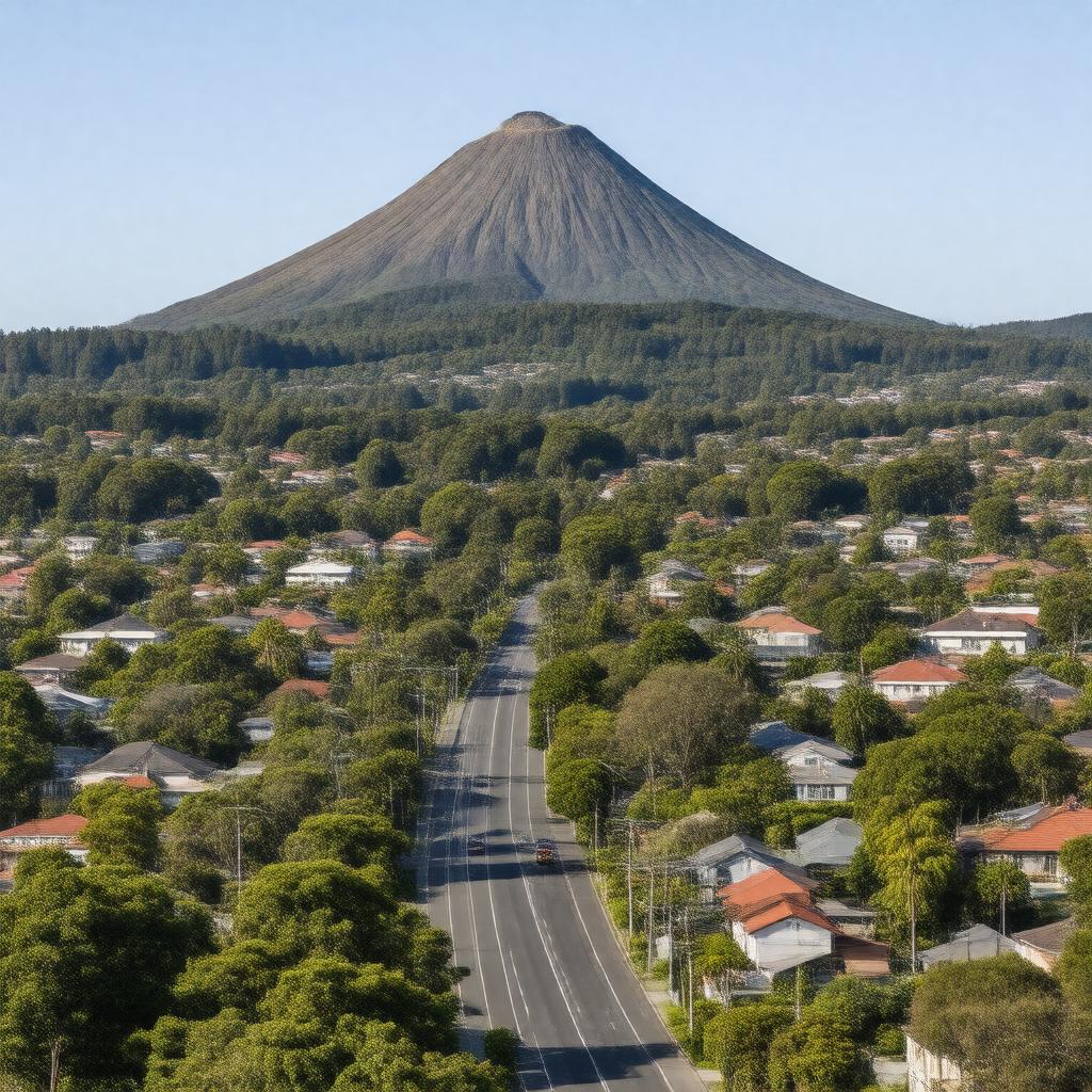 AI-created image of Mount Eden