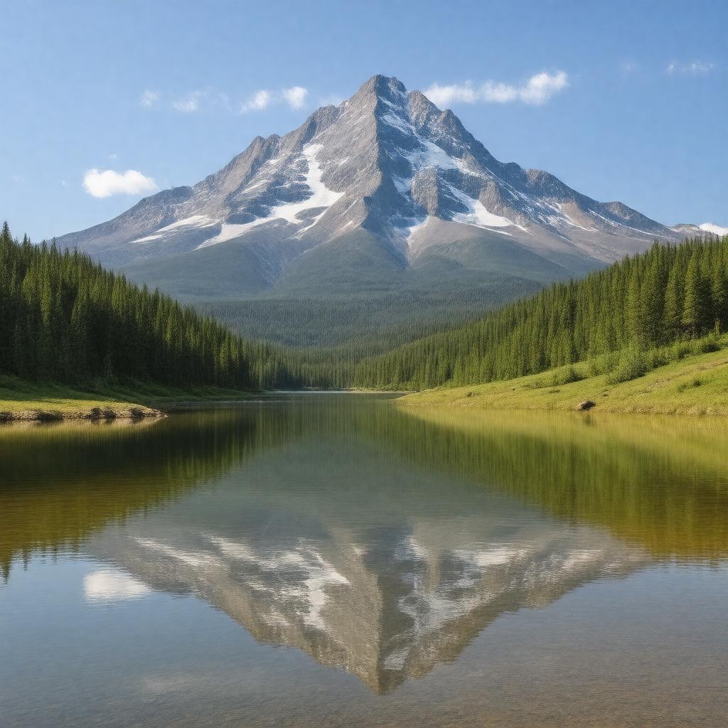 AI-created image of Mount Elbert