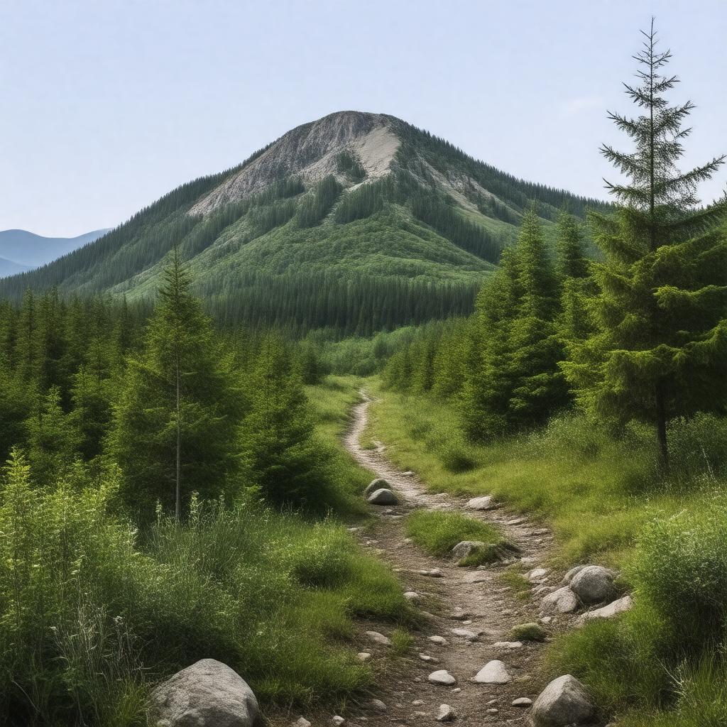 AI-created image of Mount Everett