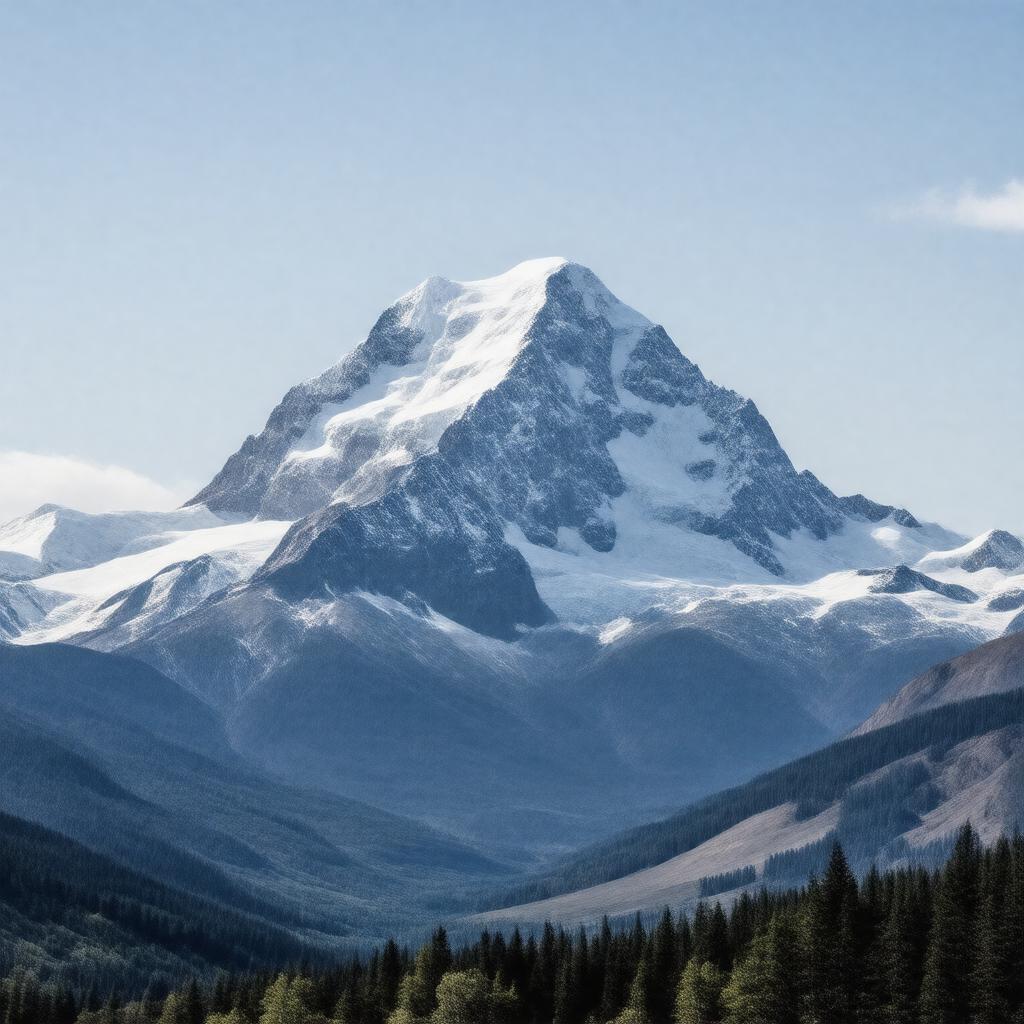 AI-created image of Mount Foraker