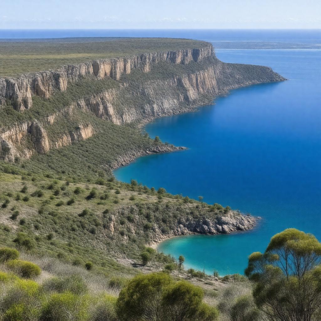 AI-created image of Mount Gambier