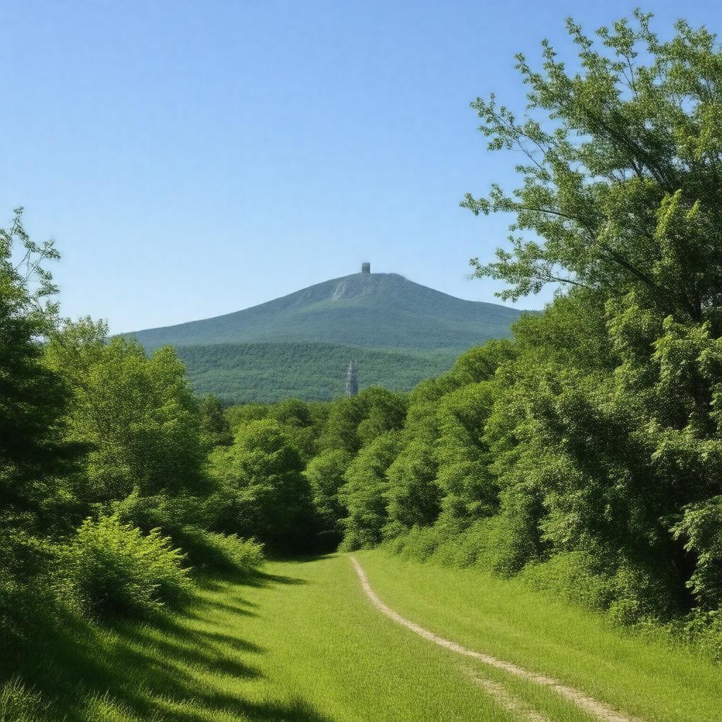 AI-created image of Mount Greylock State Reservation