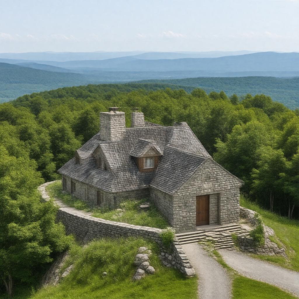 AI-created image of Mount Greylock Summit Historic District