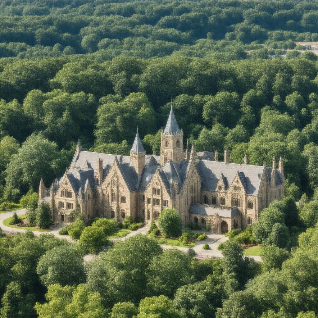 AI-created image of Mount Holyoke College