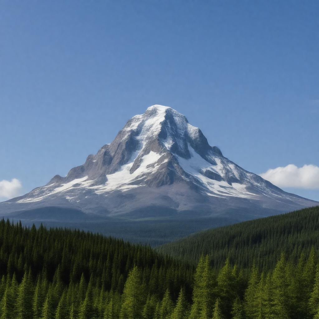 AI-created image of Mount Hood