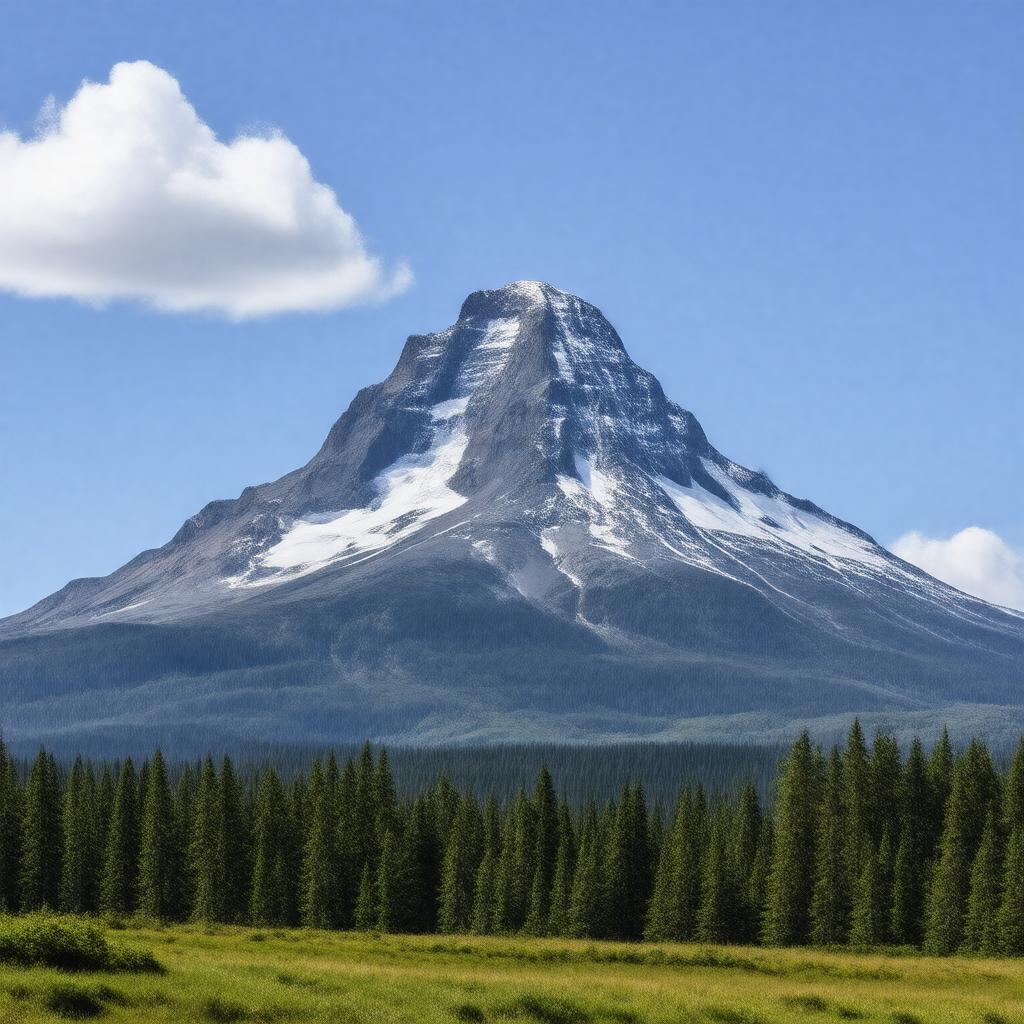 Click to view larger image AI-created image of Mount Jefferson