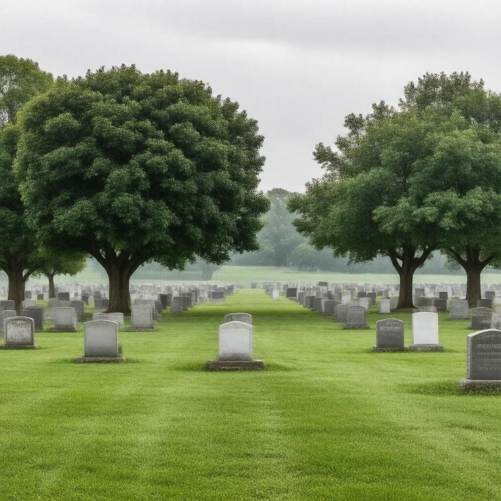 AI-created image of Mount Kenton Cemetery, Paducah, Kentucky