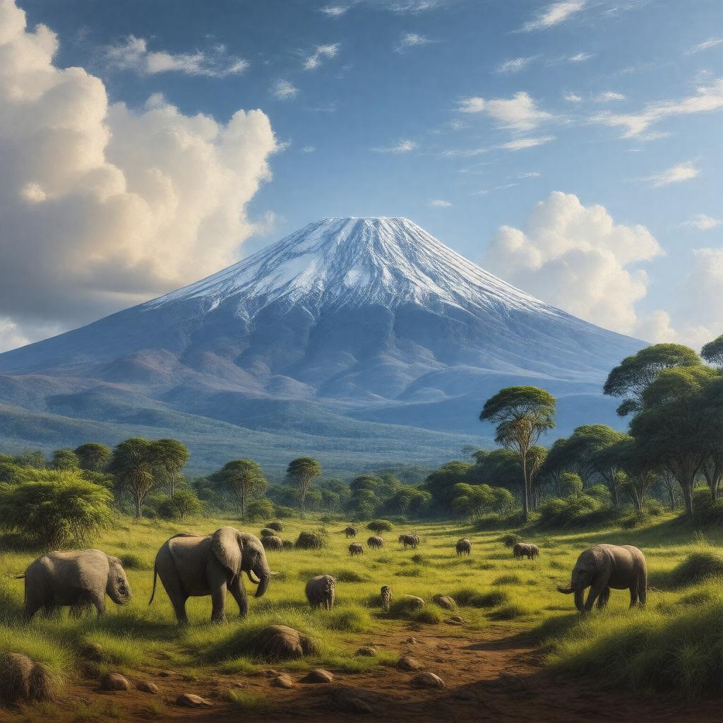 AI-created image of Mount Kilimanjaro