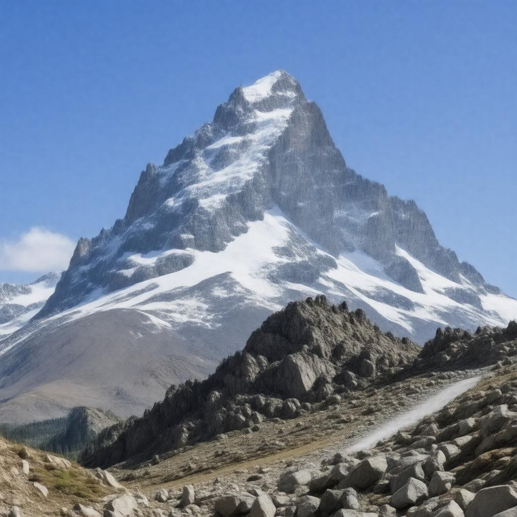 AI-created image of Mount Lincoln