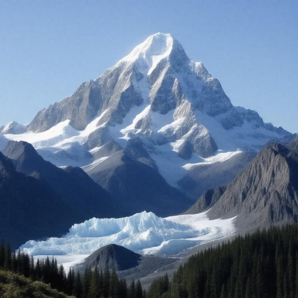 AI-created image of Mount Logan