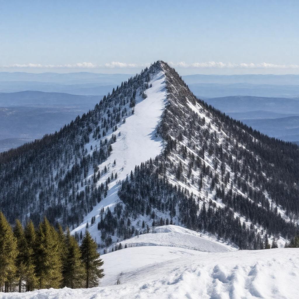 AI-created image of Mount Mansfield