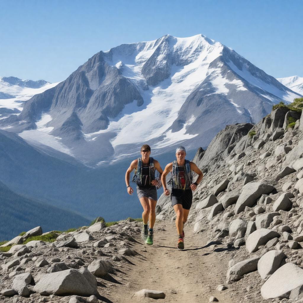 AI-created image of Mount Marathon Race