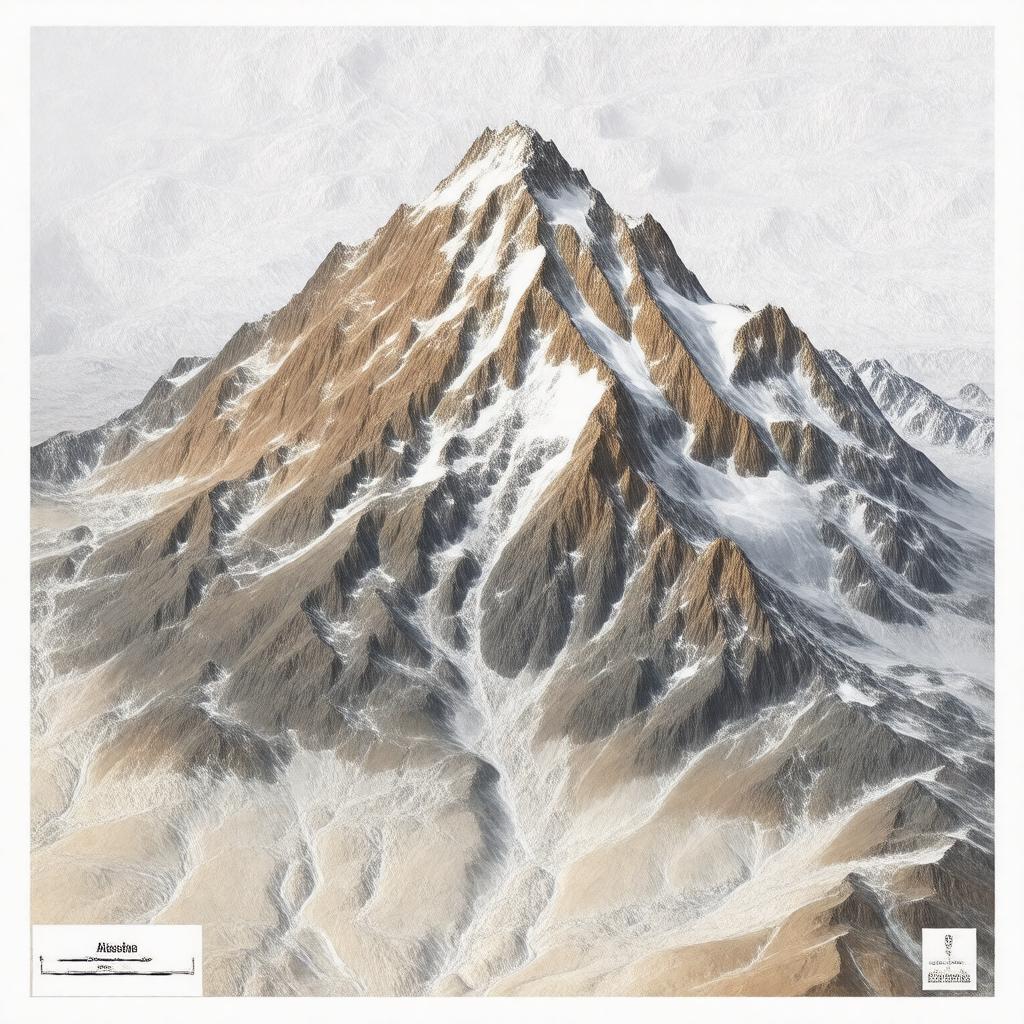 AI-created image of Mount Michelson
