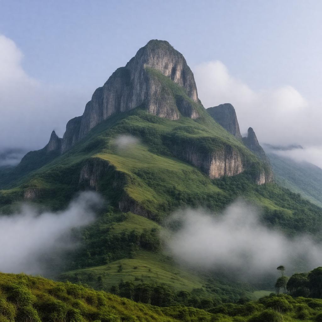 AI-created image of Mount Nyangani