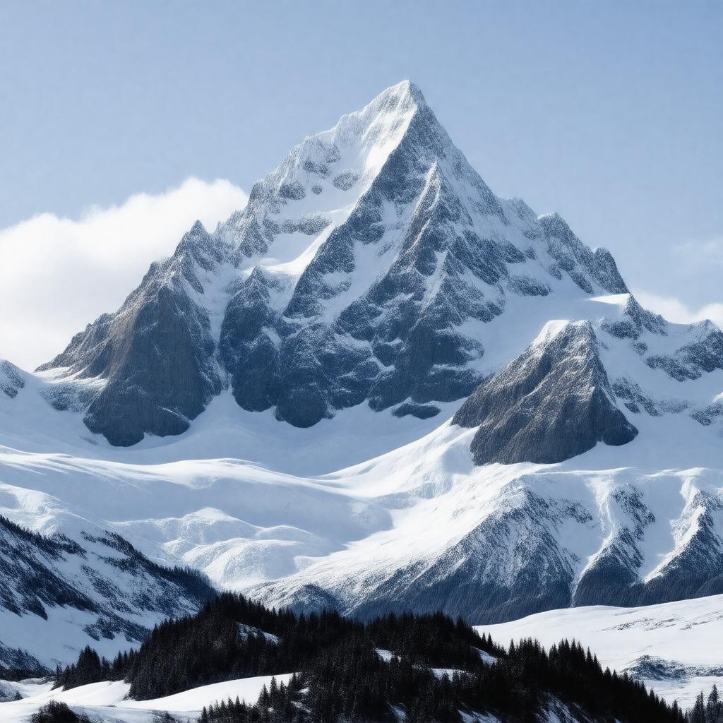 Click to view larger image AI-created image of Mount Odin