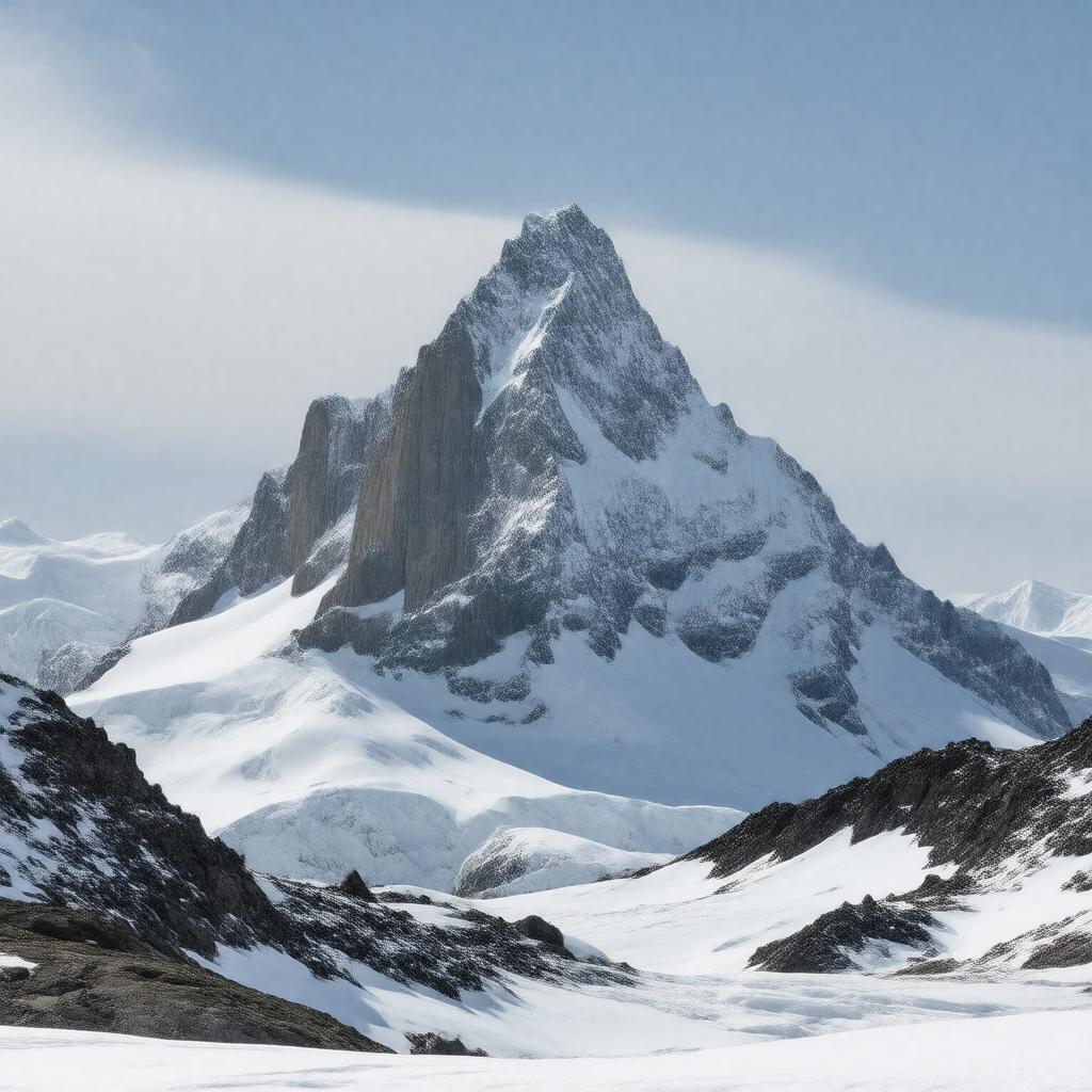 AI-created image of Mount Ohlssen Bagge