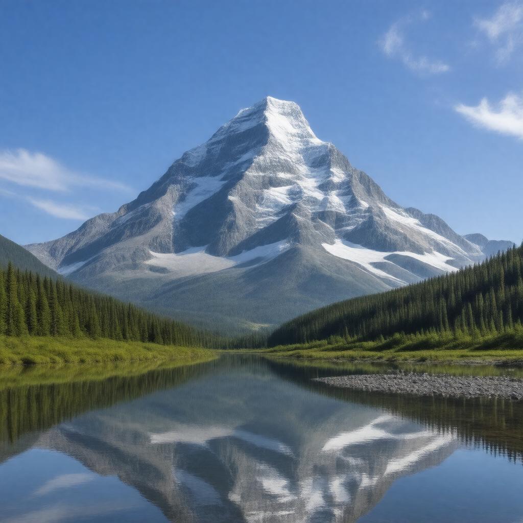 AI-created image of Mount Robson