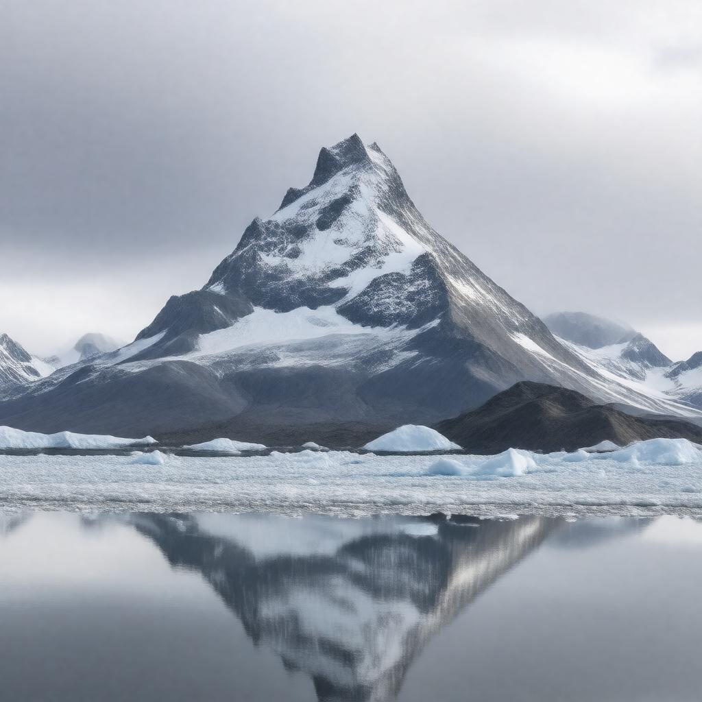 AI-created image of Mount Shishaldin