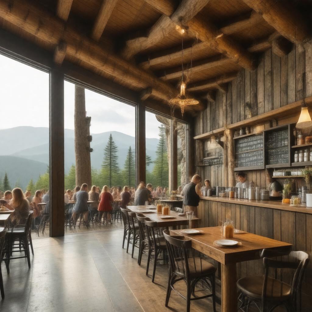 Click to view larger image AI-created image of Mount Washington State Park Cafeteria