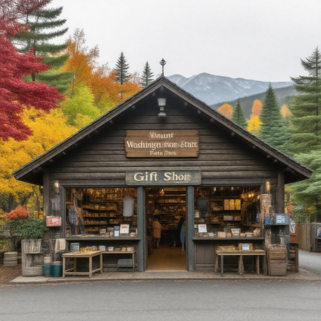 AI-created image of Mount Washington State Park Gift Shop