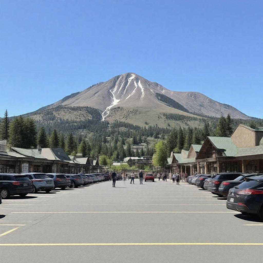 Click to view larger image AI-created image of Mount Washington State Park Parking Lot