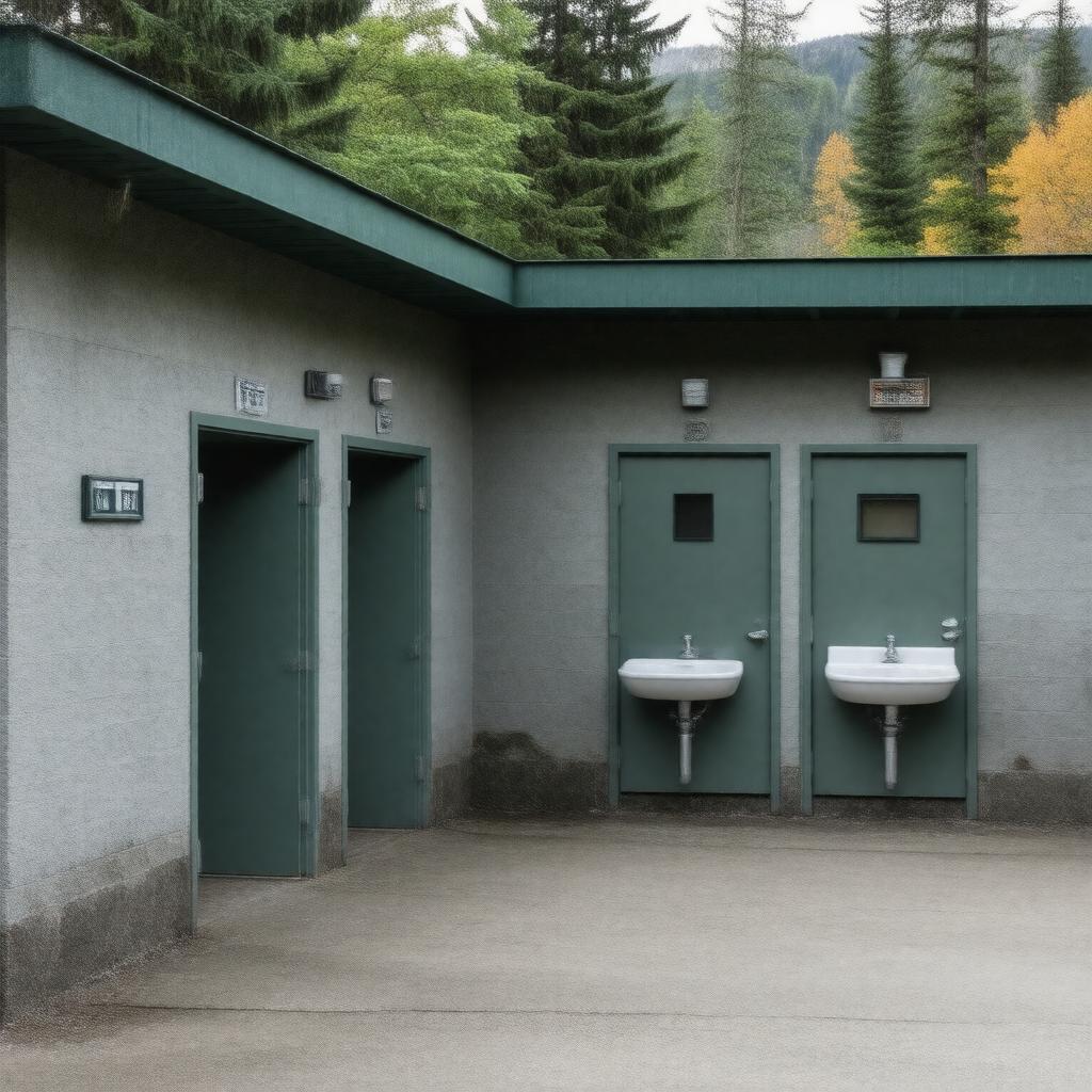 AI-created image of Mount Washington State Park Restrooms