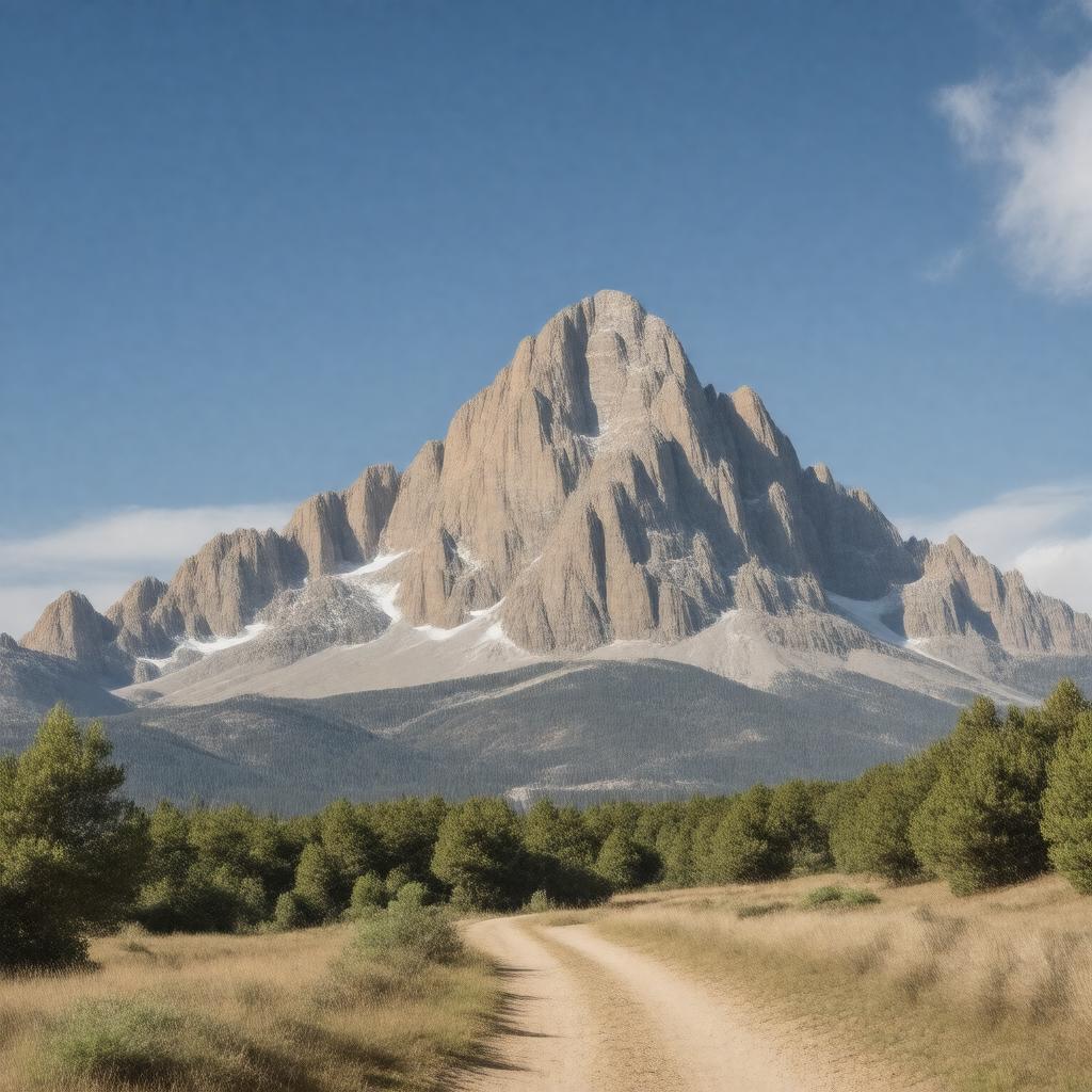 AI-created image of Mount Whitney